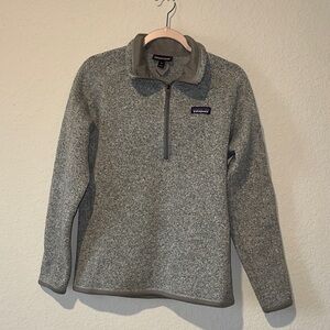 Patagonia Heathered Gray Fleece Pullover